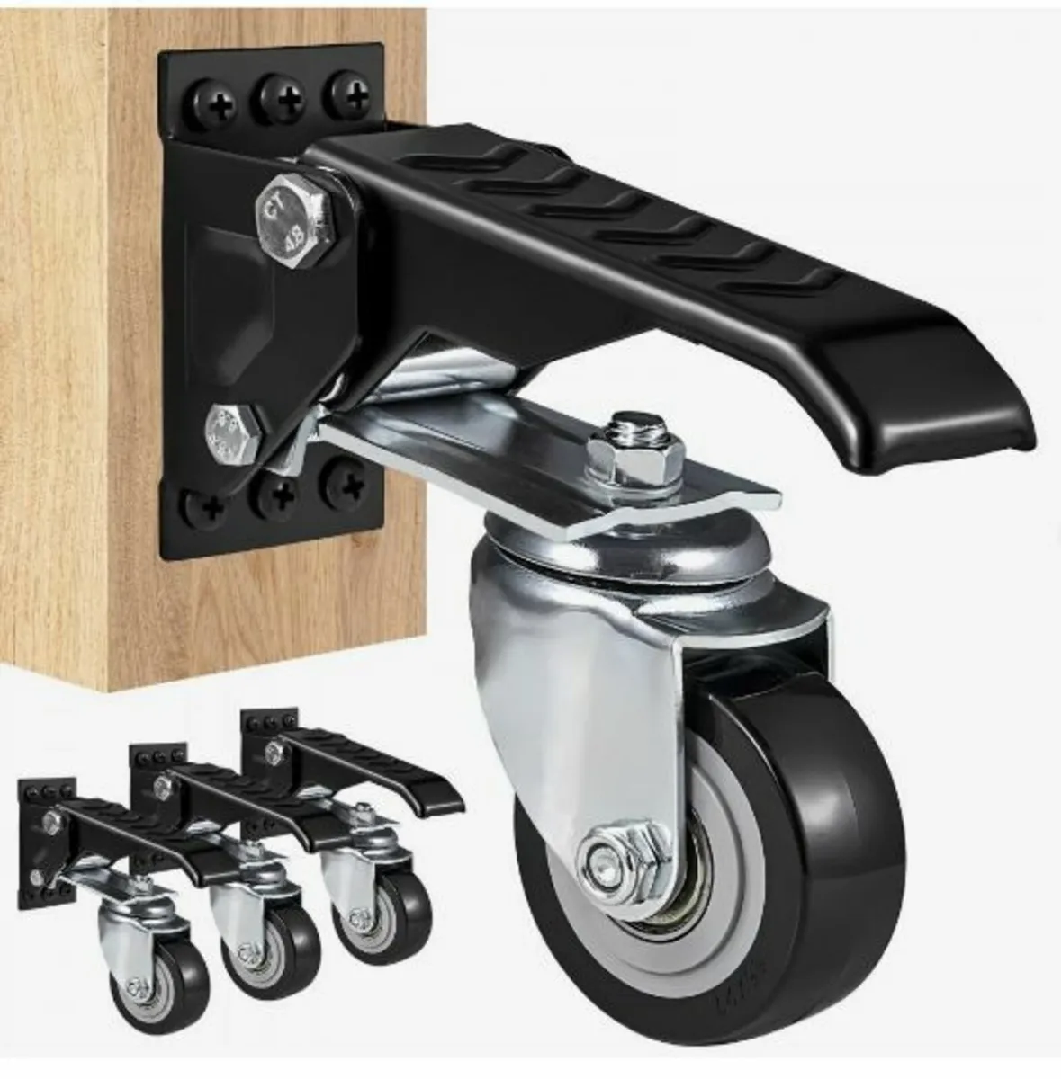 Workbench Caster Wheels, 165 lbs Load Capacity - Image 1