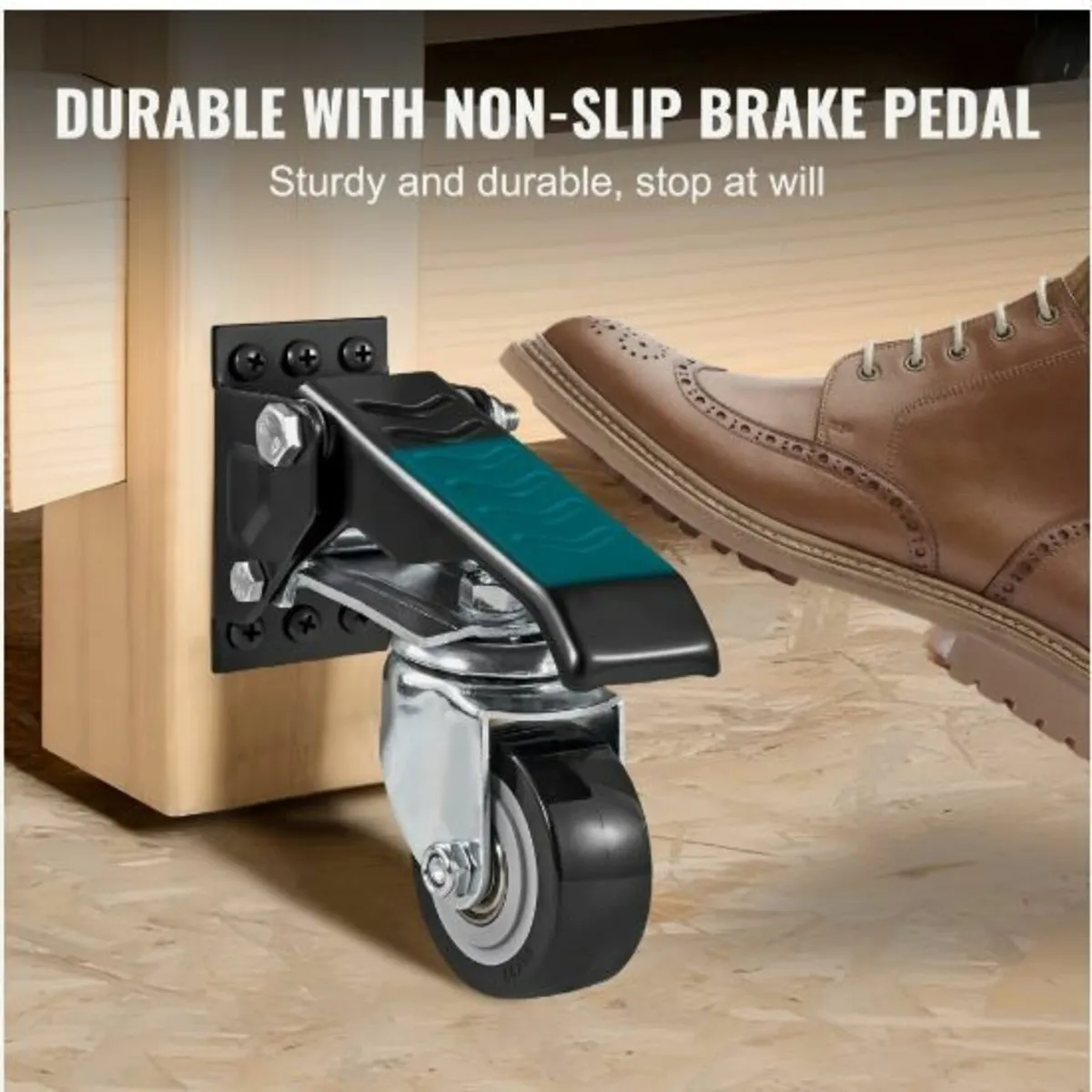Workbench Caster Wheels, 165 lbs Load Capacity - Image 4