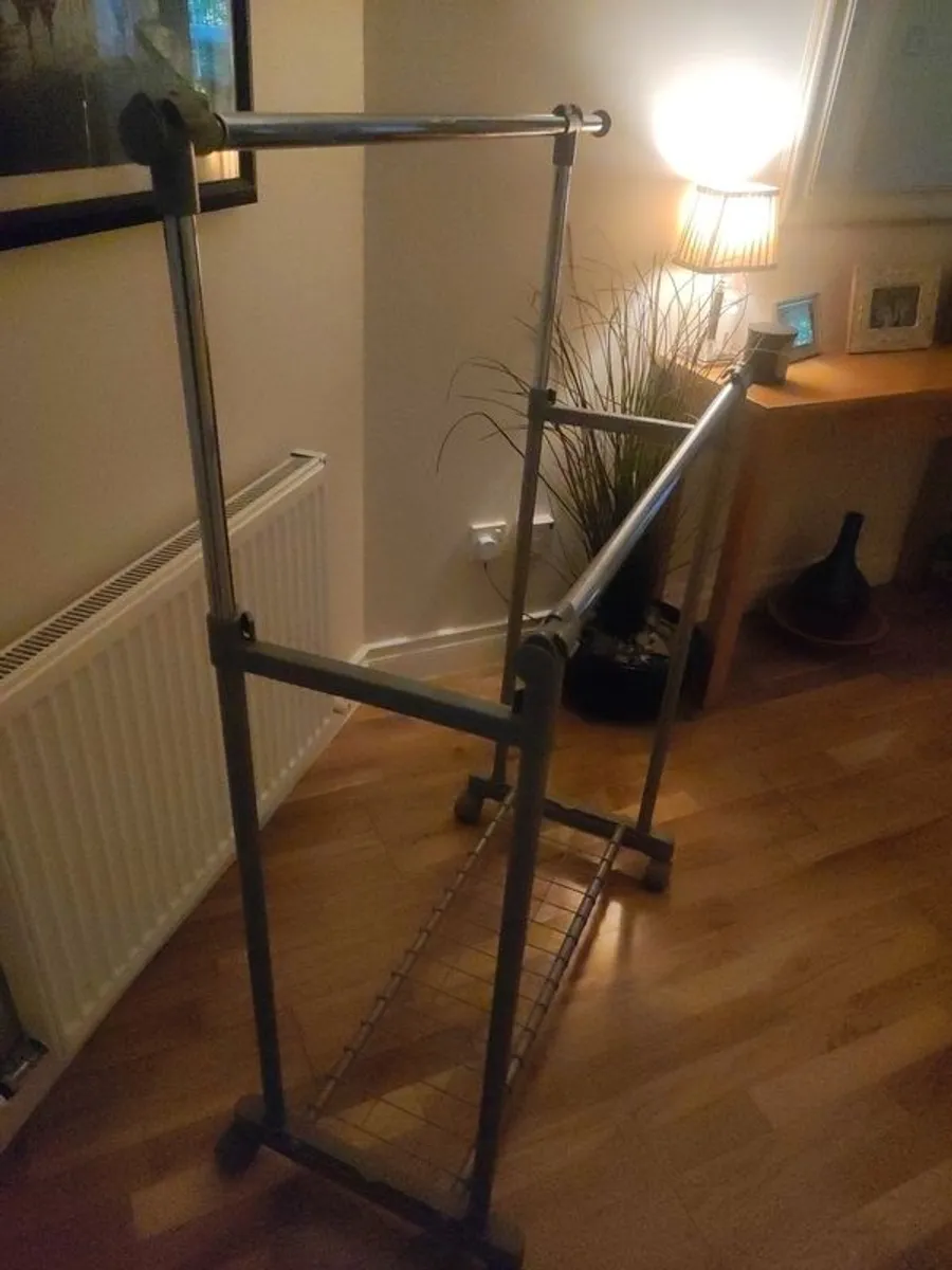 wardrobe rack with shoe storage - Image 1