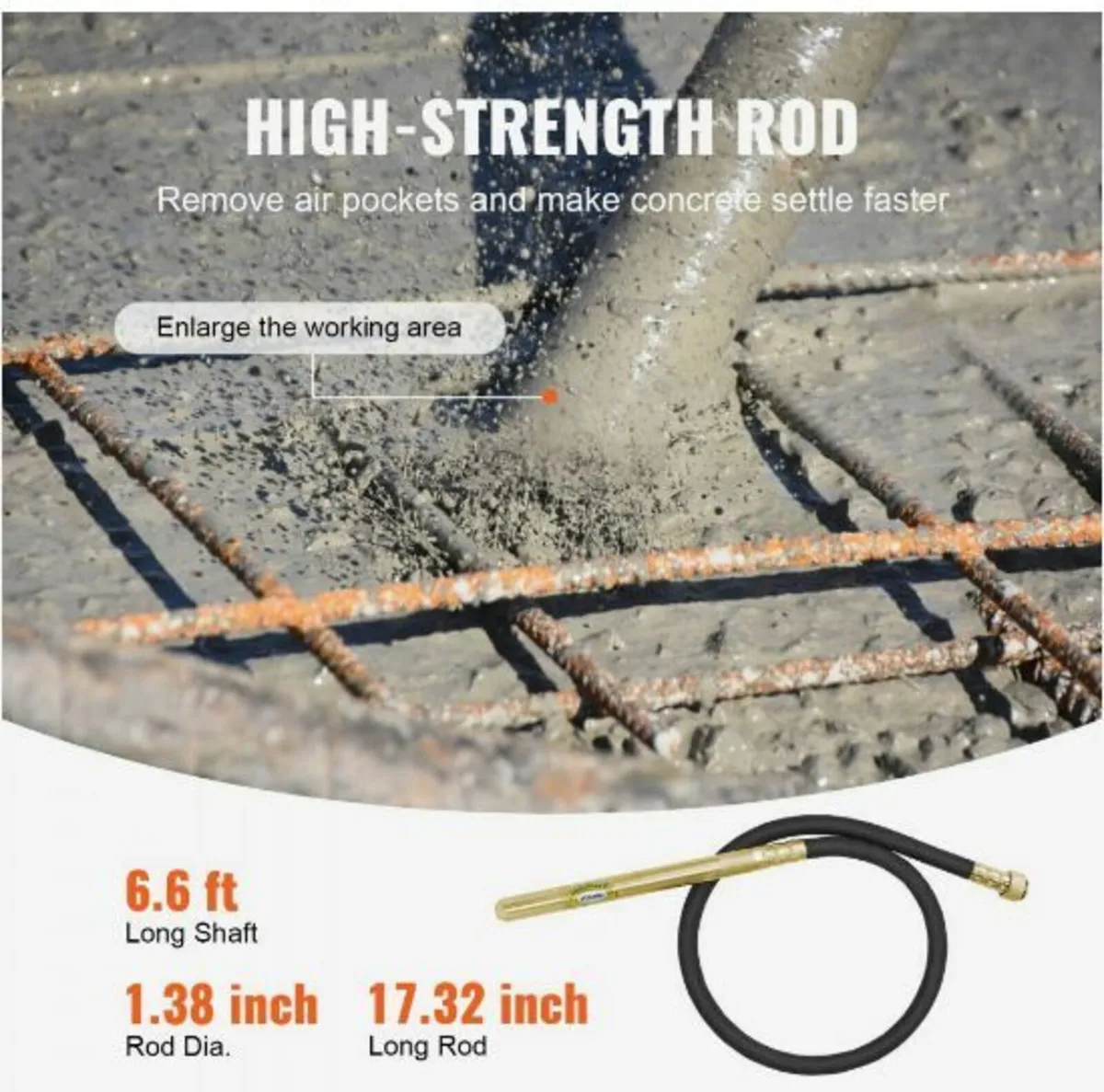 Handheld Electric Concrete Vibrator 960W - Image 3