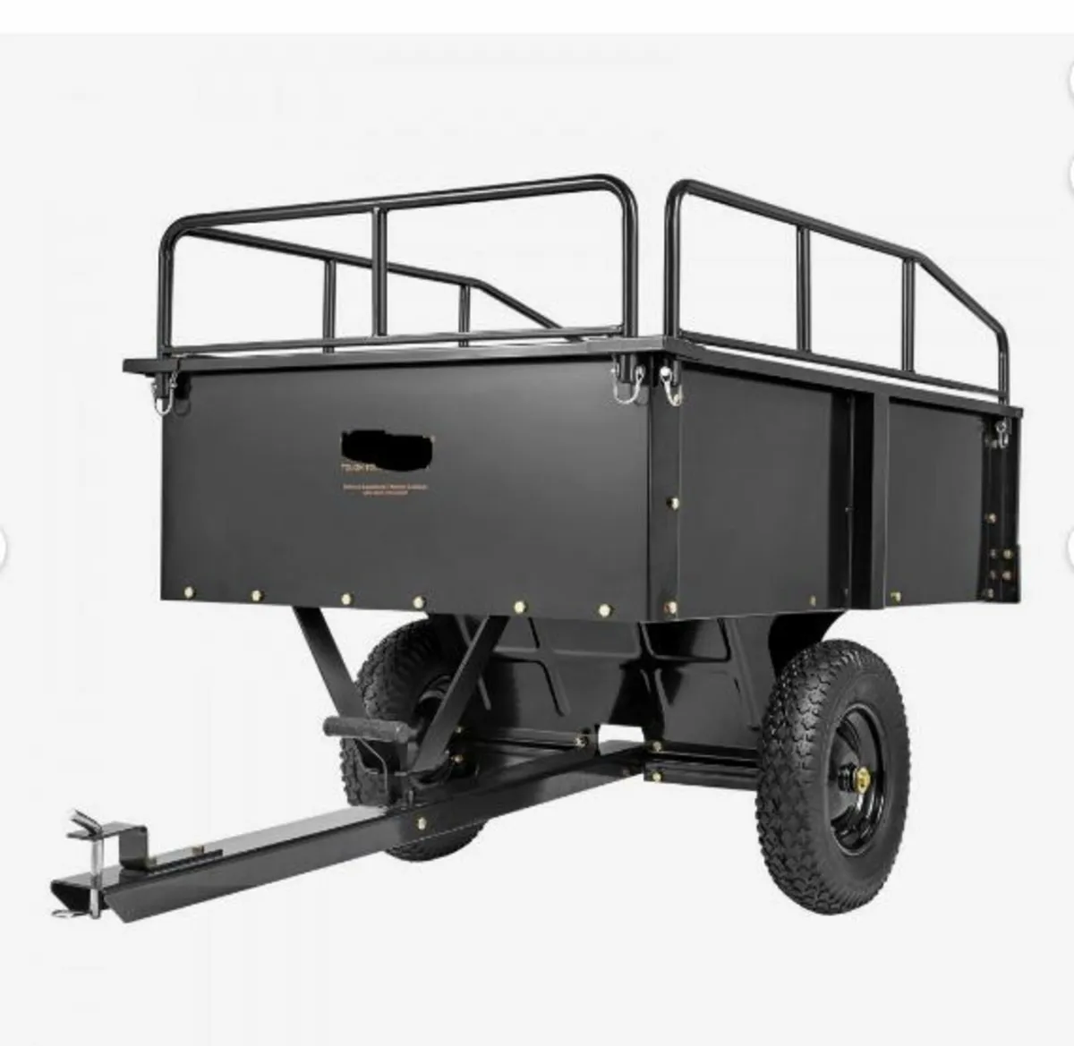 Heavy Duty ATV Trailer Steel Dump Cart - Image 1