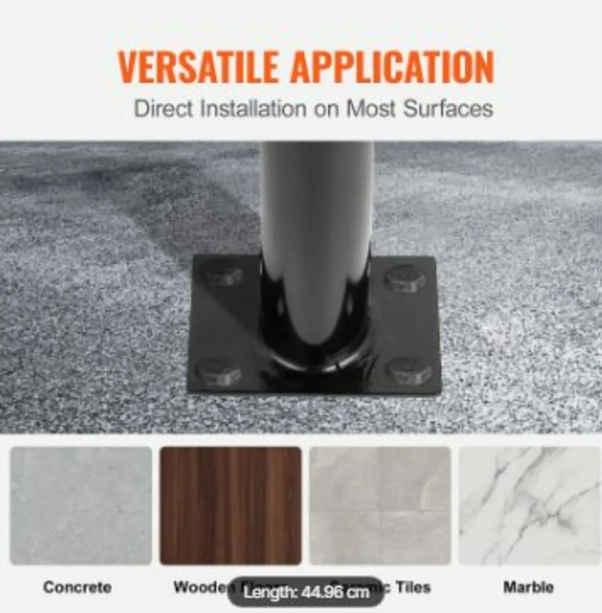 Round Type Metal Handrail Step Handrail 2 Steps - Image 3