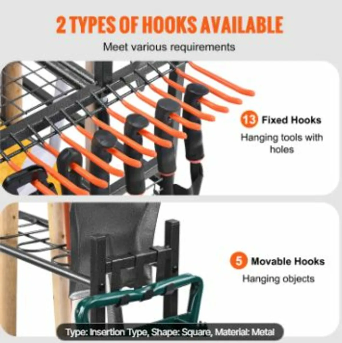 Garden Tool Organizer, 16 Slots - Image 4