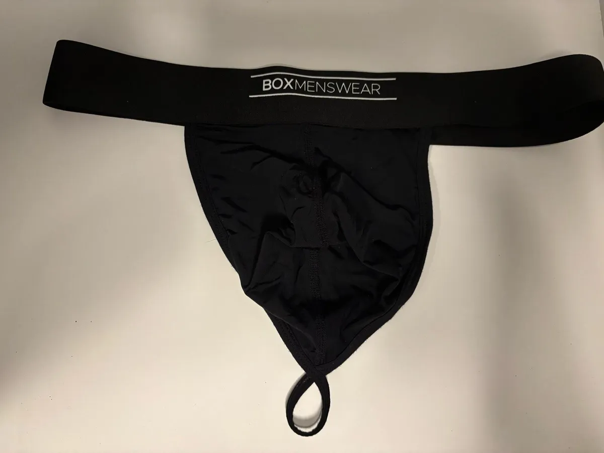 Men’s Underwear- Black Thong - Image 1