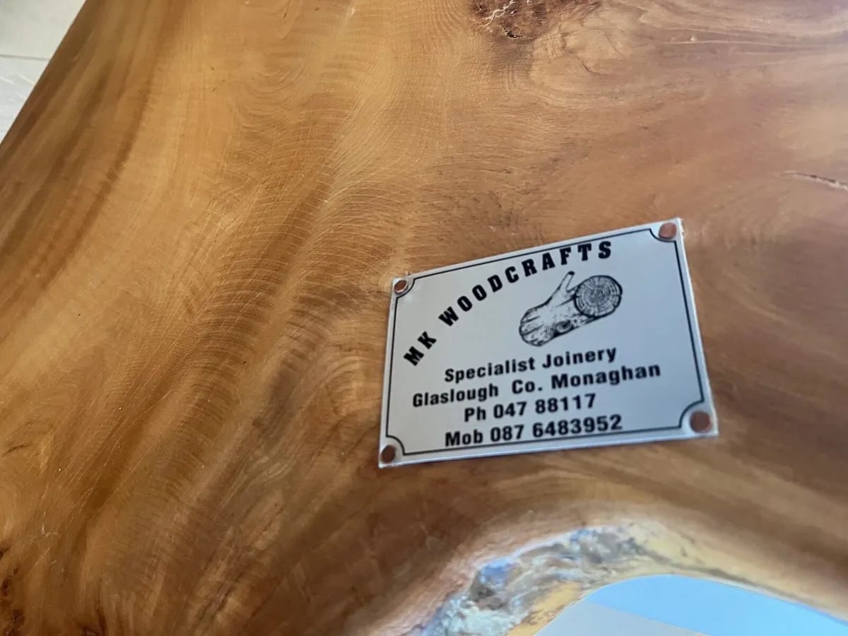 Occasional Table Solid Beech - Image 2