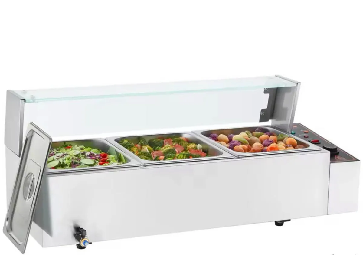 Food Warmer Stainless Steel Buffet Bain Marie new - Image 3