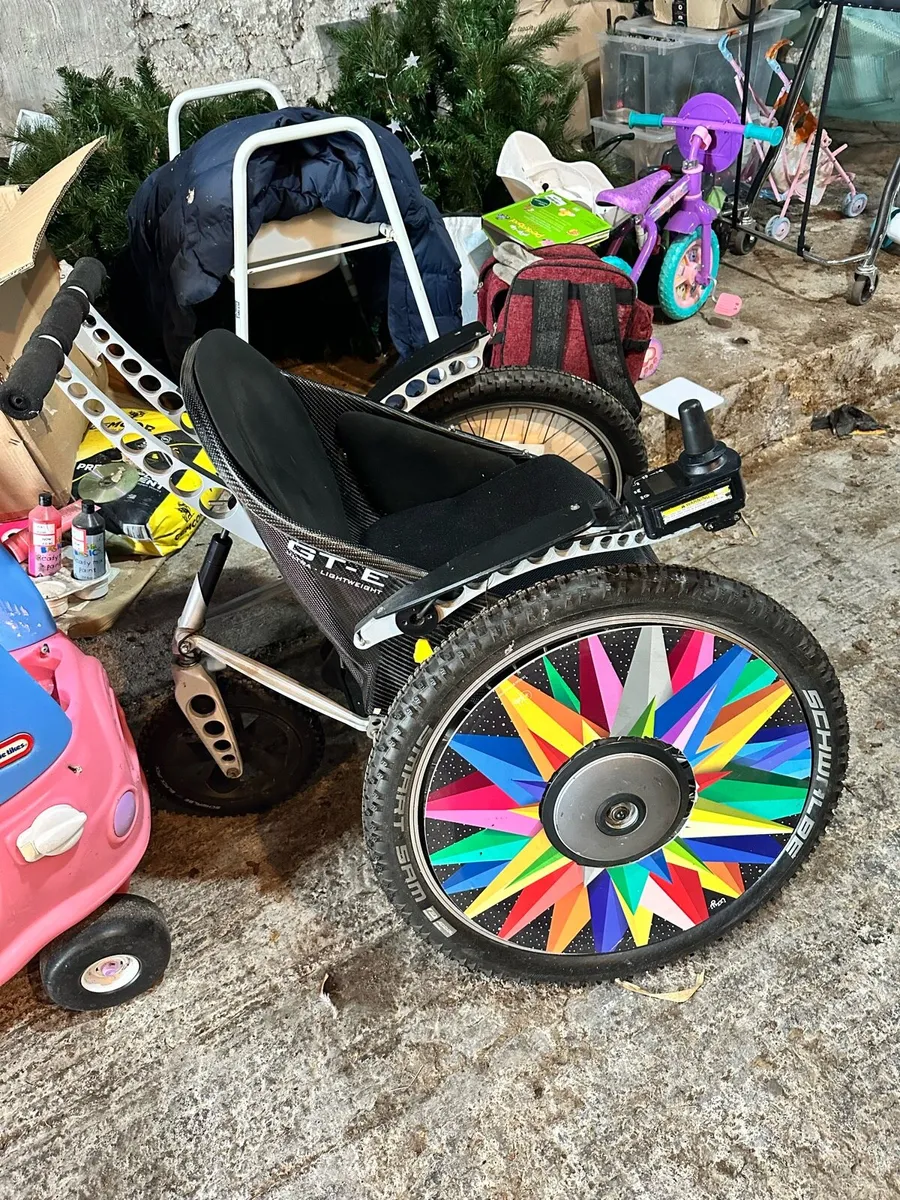 Trekinetic GTE Off road Electric Manual Wheelchair - Image 2