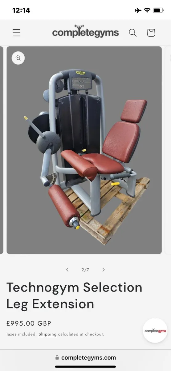 Technogym leg extension - Image 2