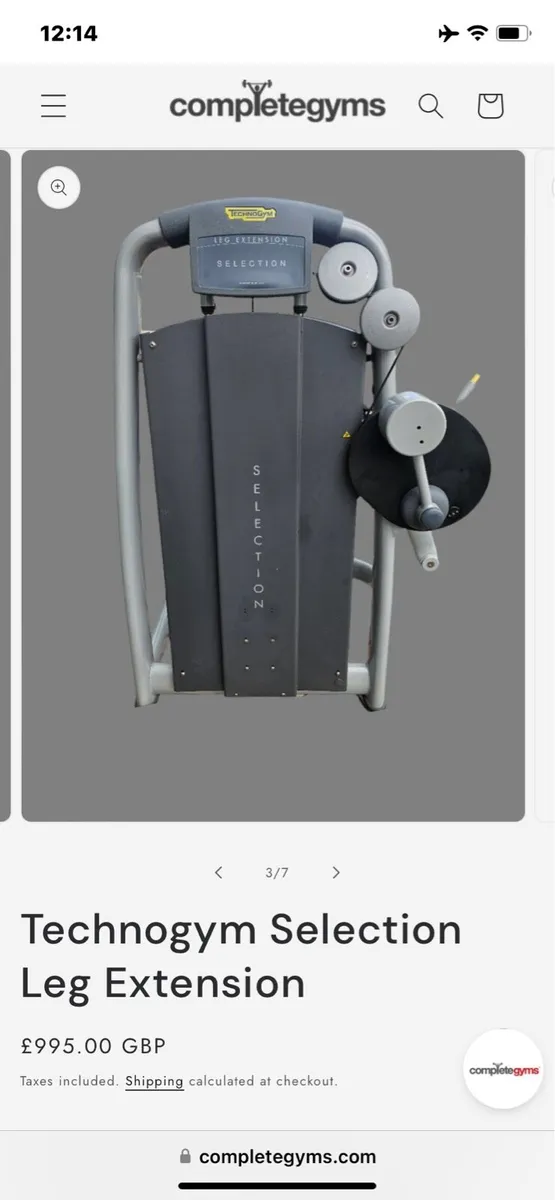 Technogym leg extension - Image 3