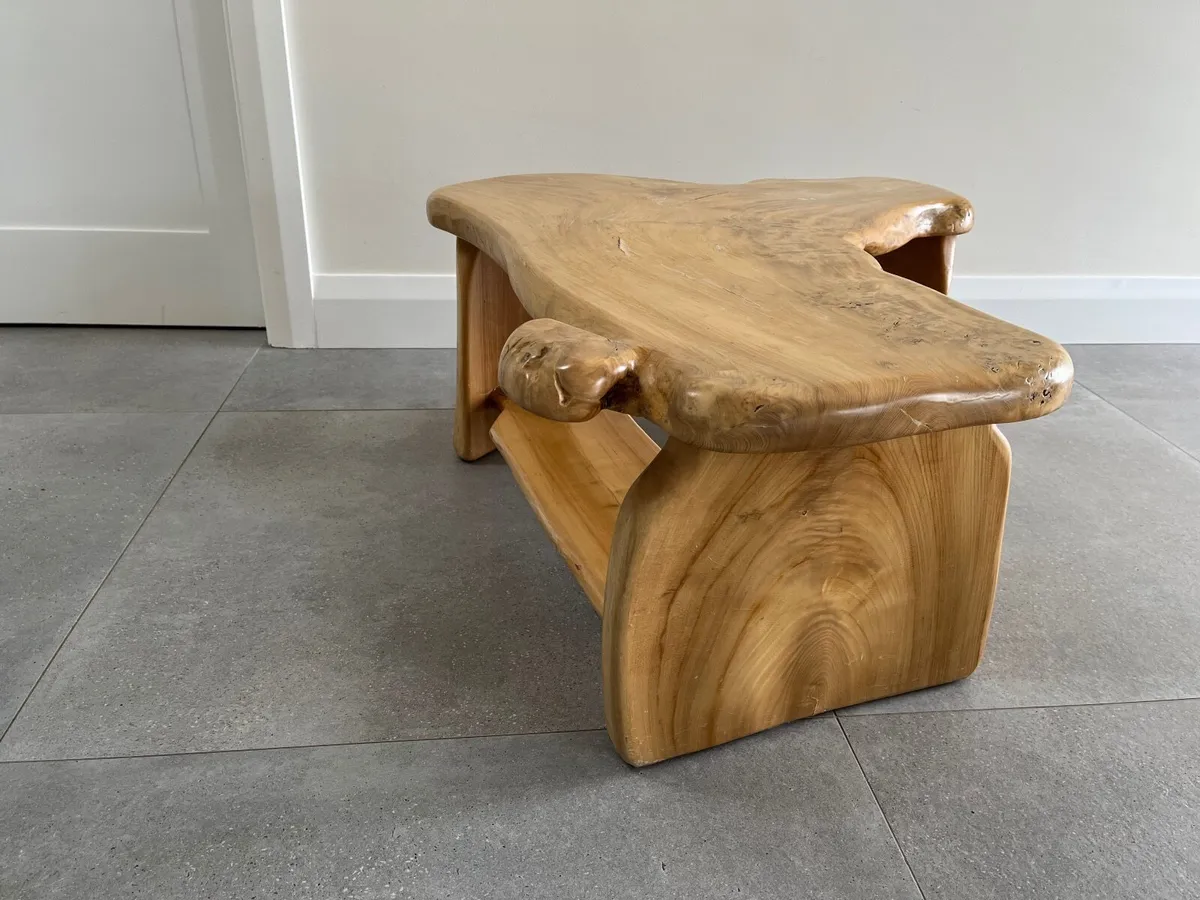 Occasional Table Solid Beech - Image 4