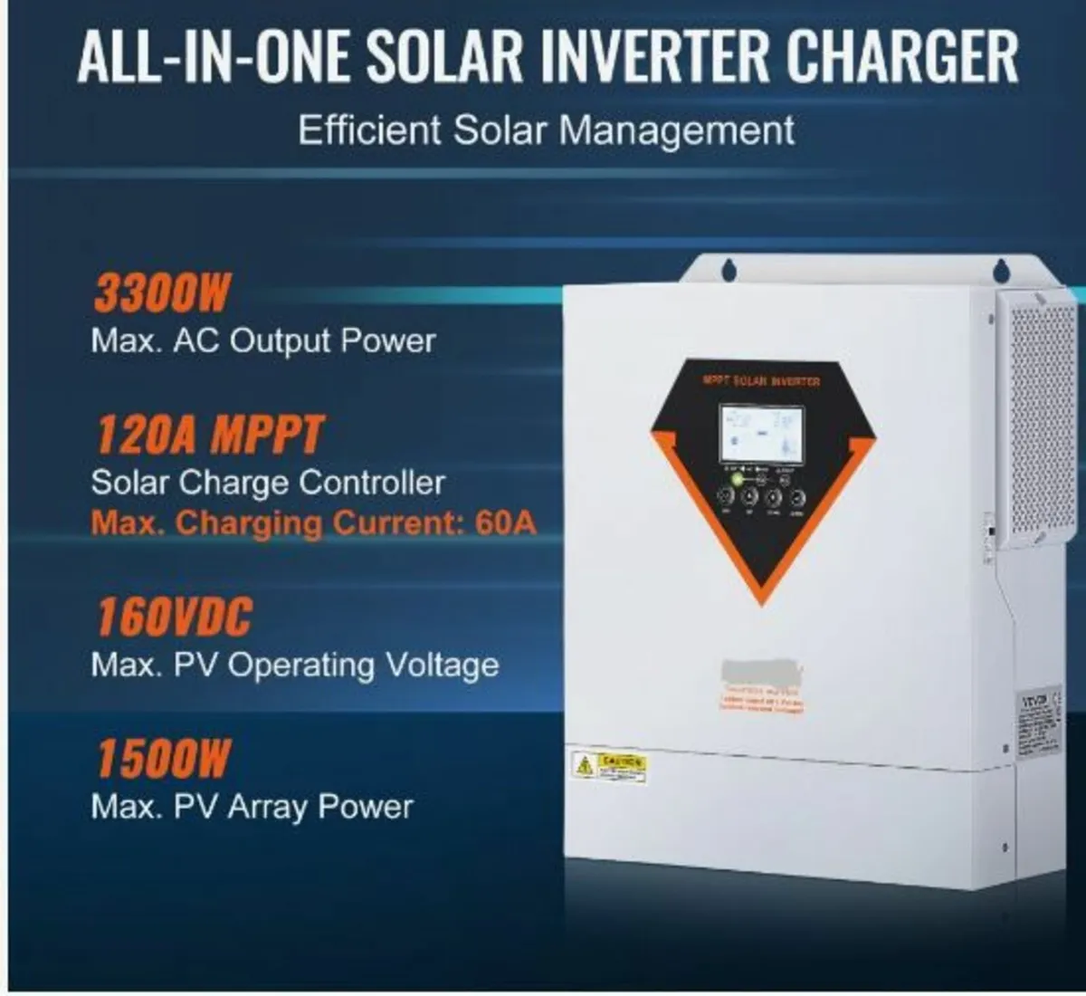 Hybrid Solar Inverter Charger 3500W - Image 2