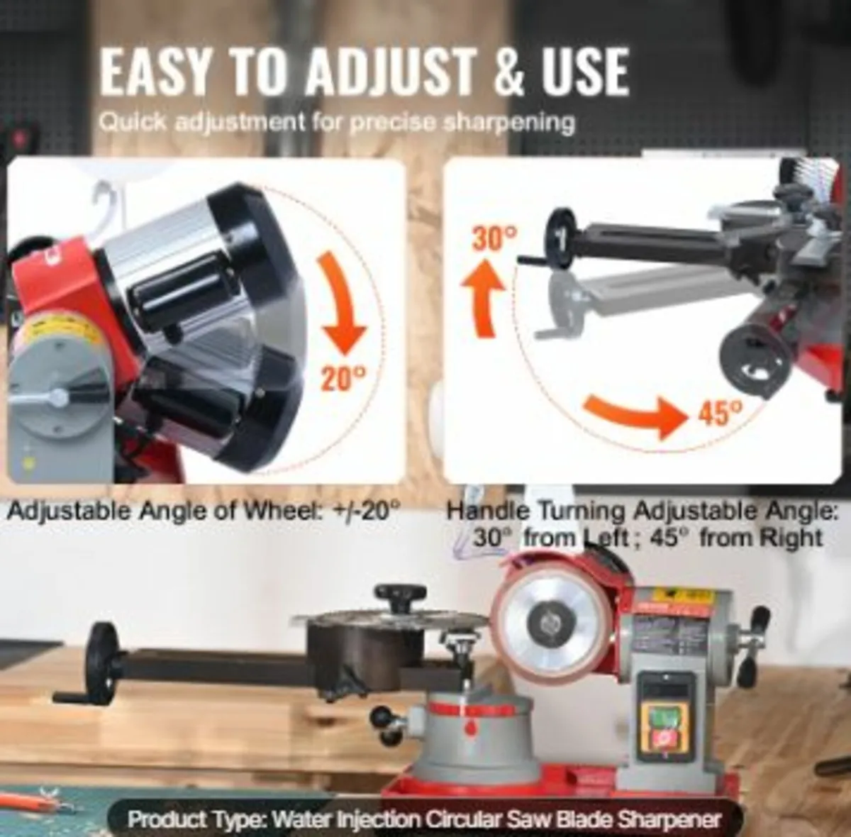 Circular Saw Blade Sharpener Grinder 370W 3600RPM - Image 3