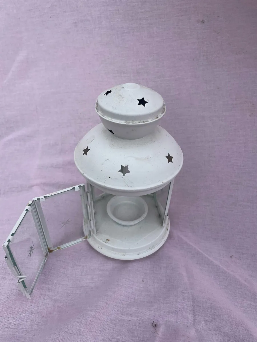 2 small white lanterns - Image 2