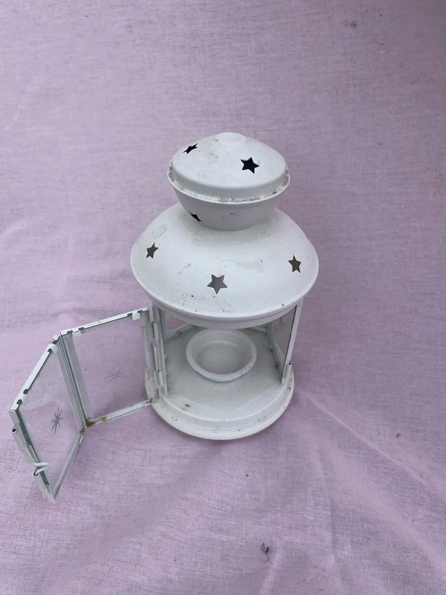 2 small white lanterns - Image 3