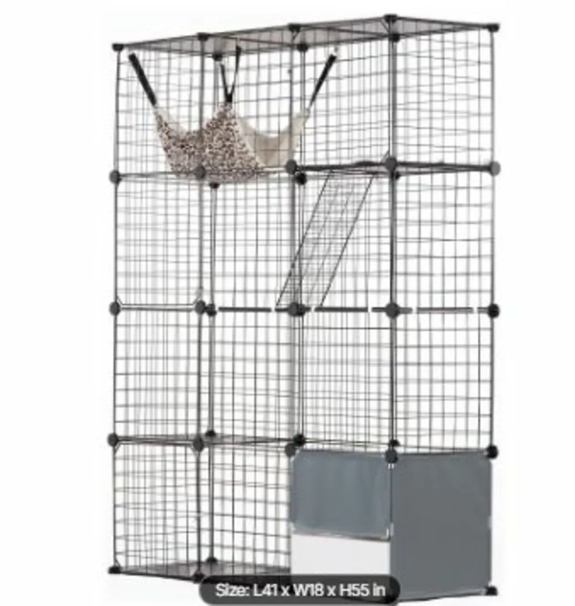 Large 4-tier Cat Cage 41 x 14 x 55 - Image 1