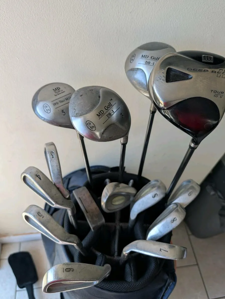 Adult Golf clubs in Ben Hogan bag - Image 4