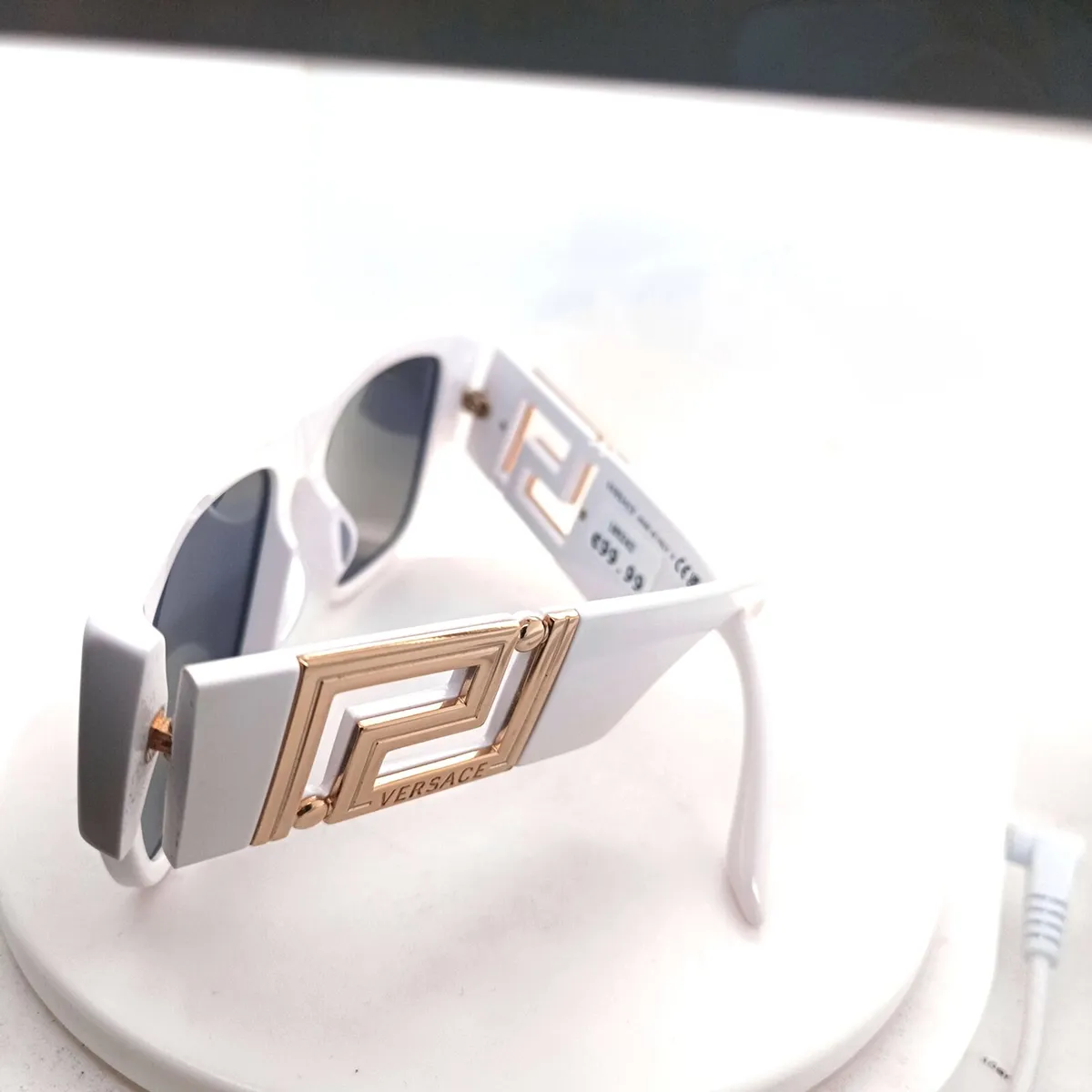 Versace Sunglasses, White Frames & Hardcase - Image 2