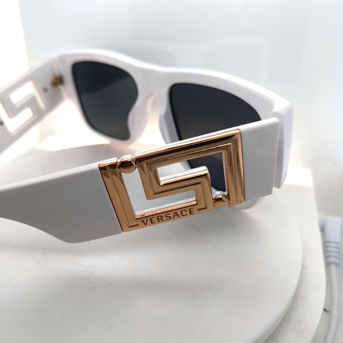 Versace Sunglasses, White Frames & Hardcase - Image 4