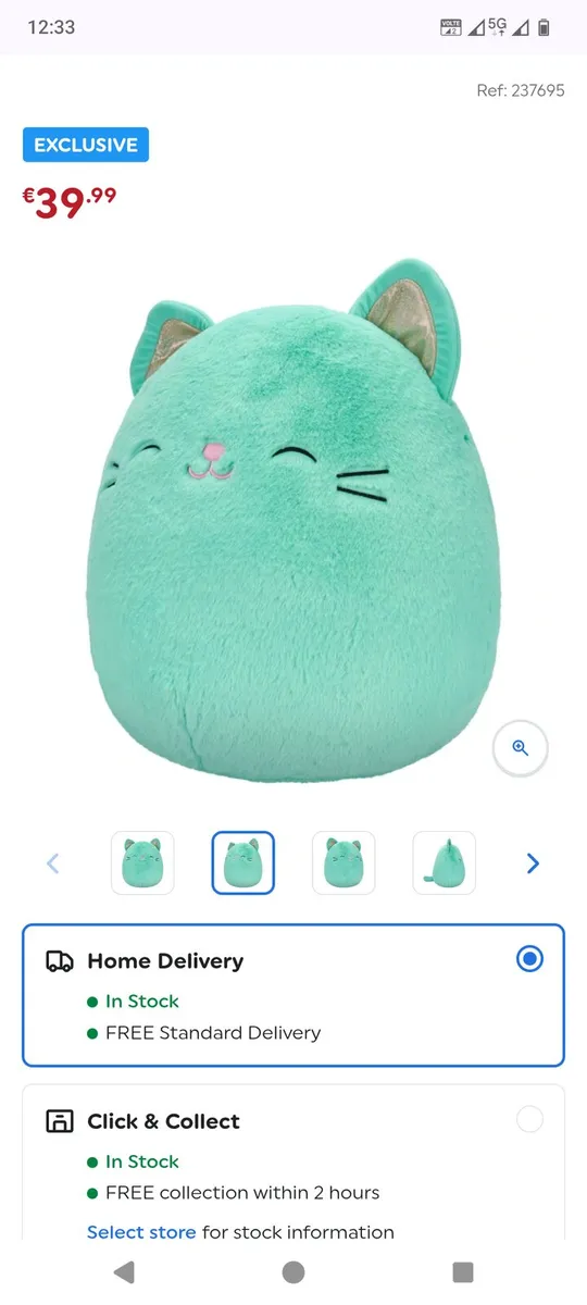 Squishmallow 50cm original unwanted prize - Image 2