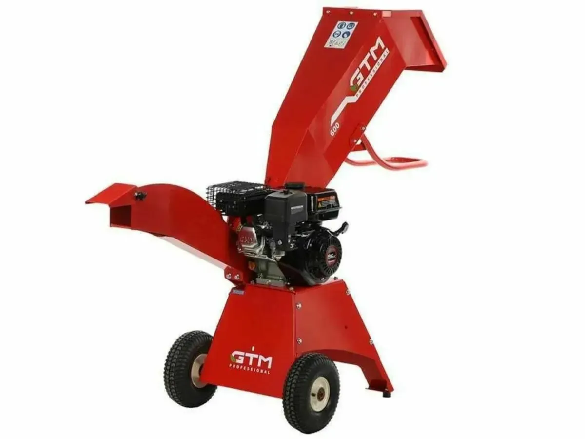 GTM Professional GTS600G Petrol Wood Chipper - Image 4
