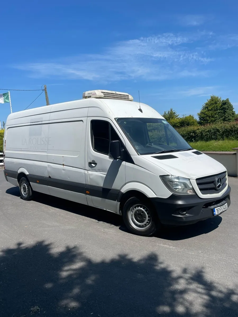 2016 Mercedes sprinter LWB 6 speed fridge van - Image 1