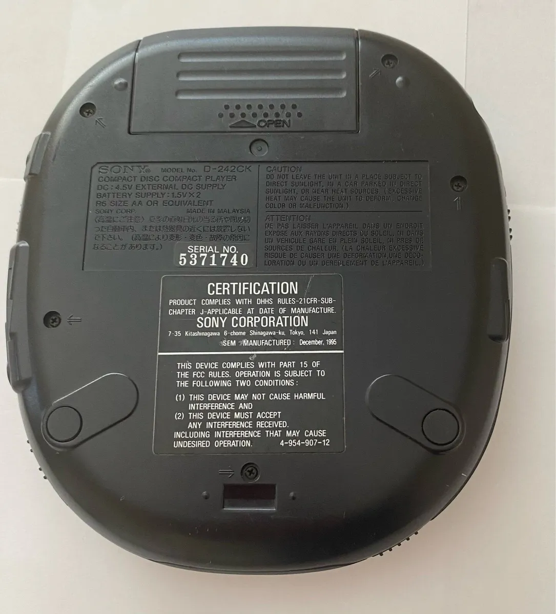 Sony CD Discman - Image 2