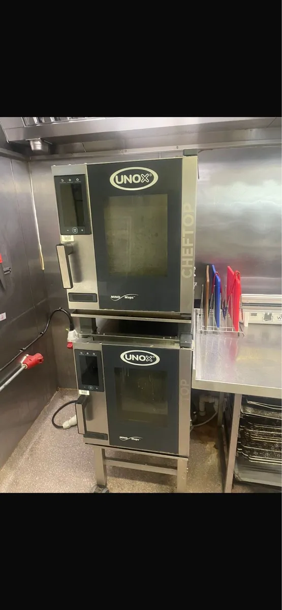 Unox combi oven stack