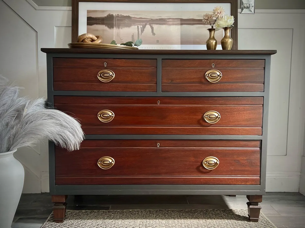 Solid Mahogany Dresser - Image 1