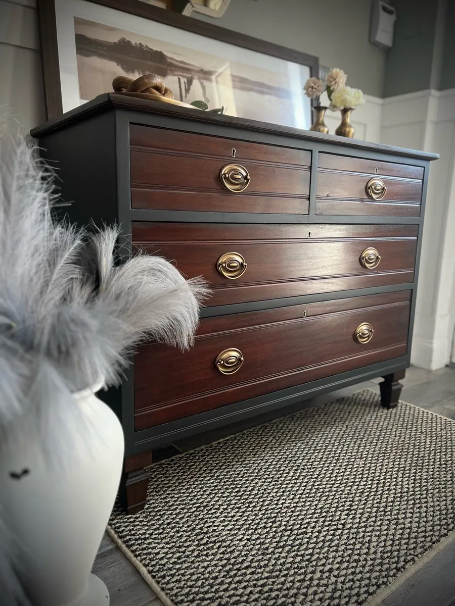 Solid Mahogany Dresser - Image 2