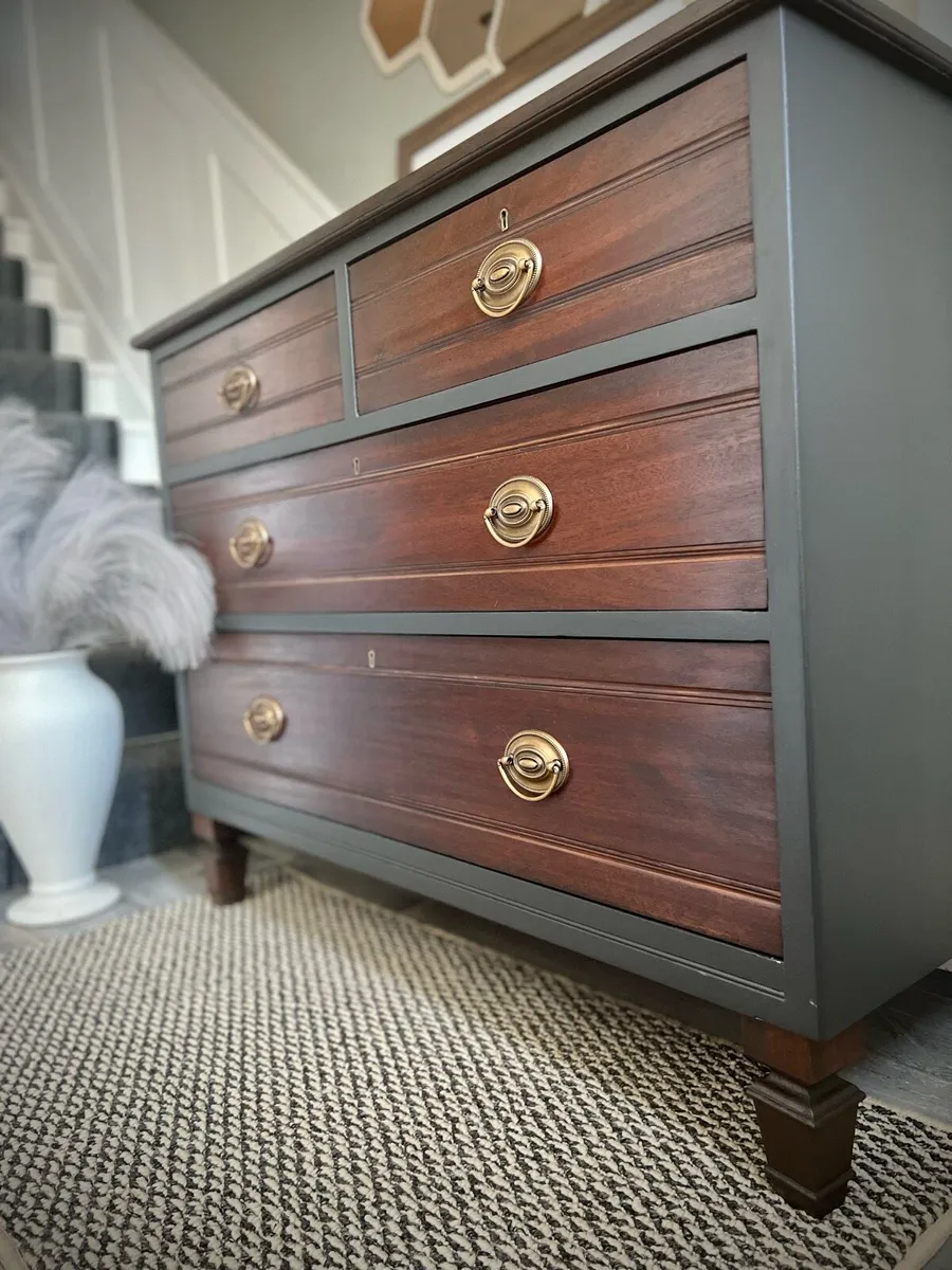 Solid Mahogany Dresser - Image 3