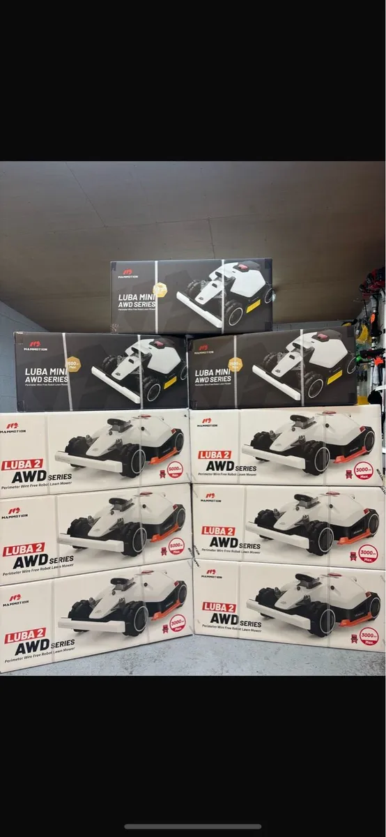 LUBA 2 ROBOTIC LAWNMOWERS ***BACK IN STOCK*** - Image 1