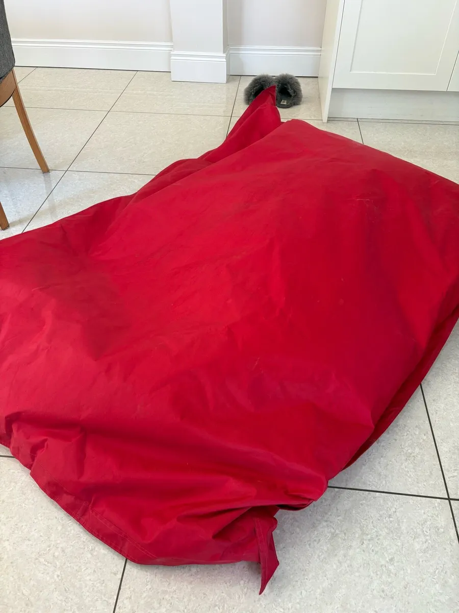 MASSIVE Red Bean Bag - Image 1