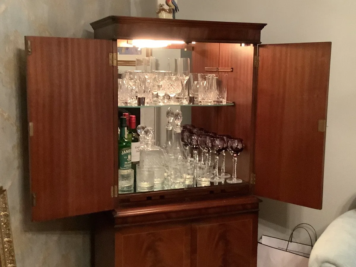 Drinks Cabinet Mahogany - Image 3