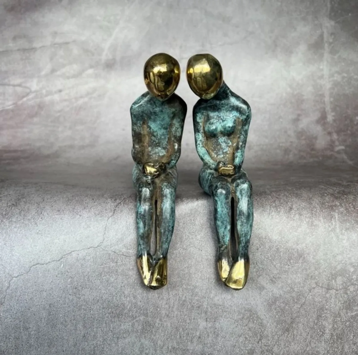 Side By Side - Patinated Bronze - Image 1