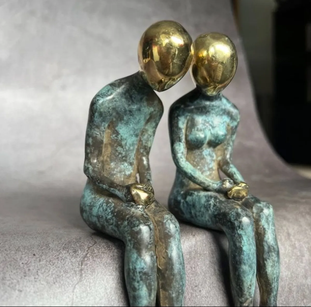 Side By Side - Patinated Bronze - Image 2