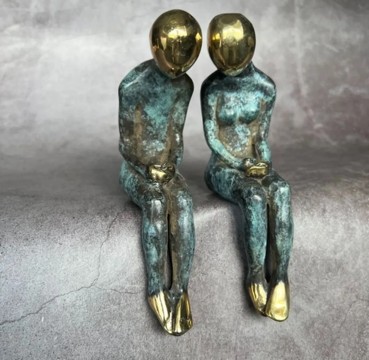 Side By Side - Patinated Bronze - Image 3