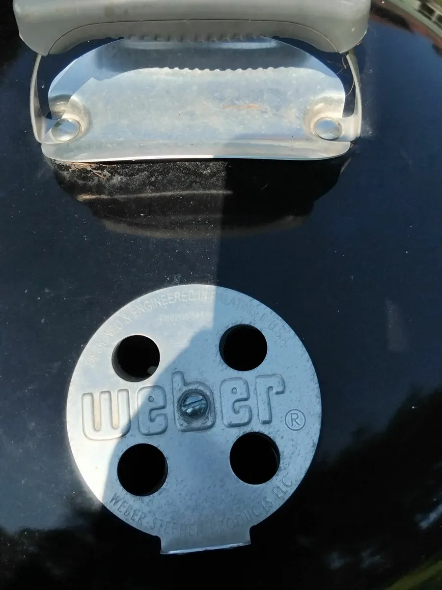 Weber BBQ Charcoal used once - Image 2