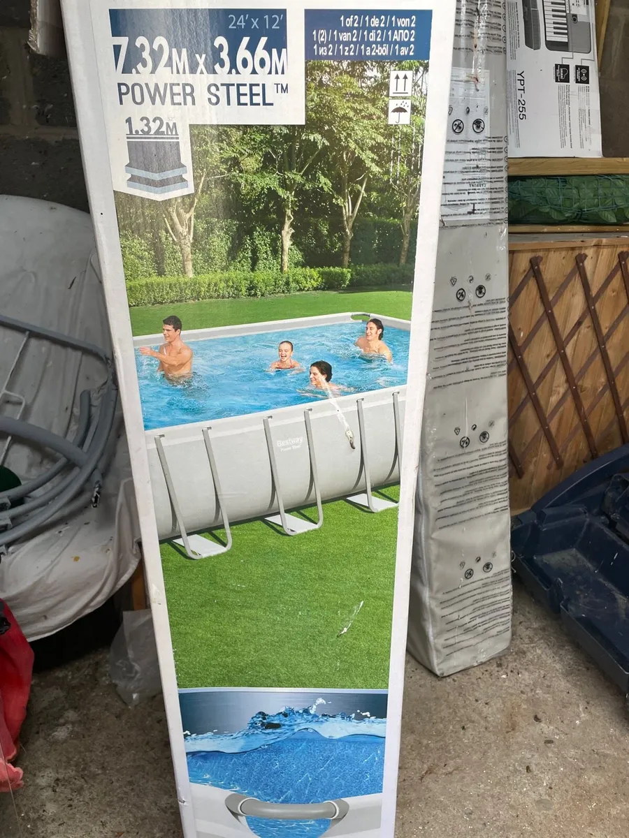 24ft x 12ft above ground Swimming Pool - Image 1
