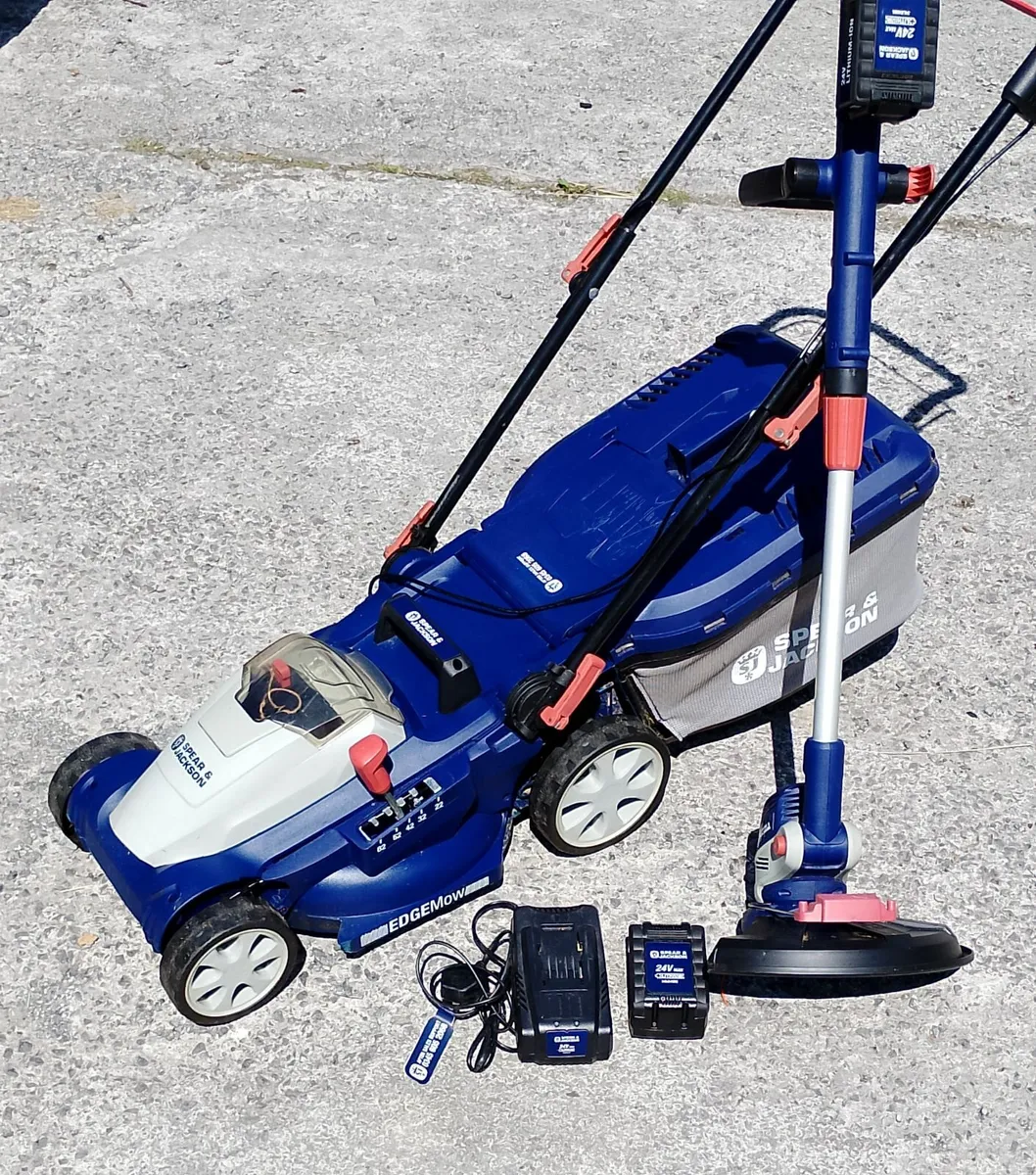 Spear and Jackson 24v cordless lawnmower  strimmer - Image 4
