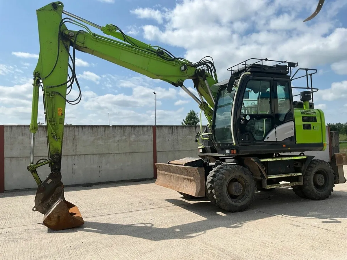 HITACHI ZX145W-6 17 TON RUBBER WHEELED EXCAVATOR - Image 1