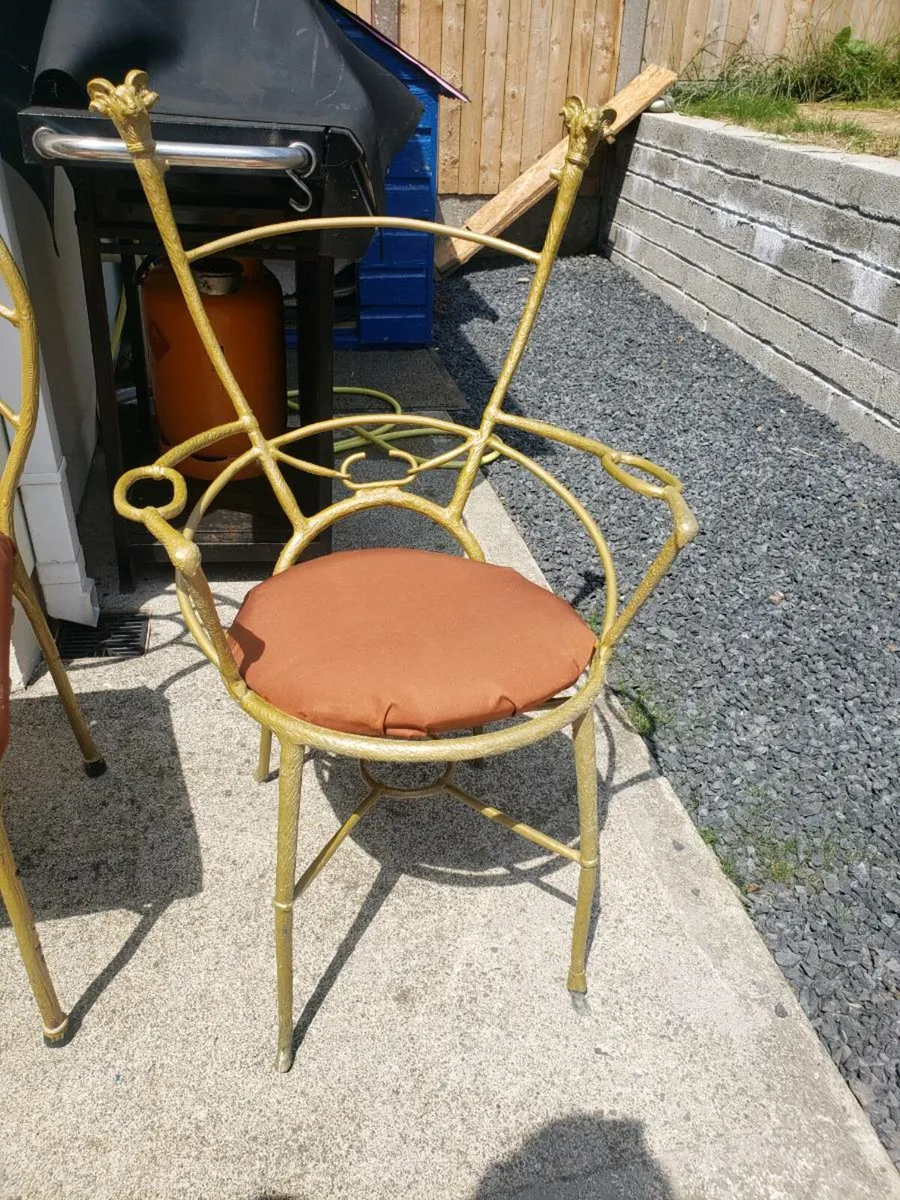 Solid Hand Cast Chairs - Image 4