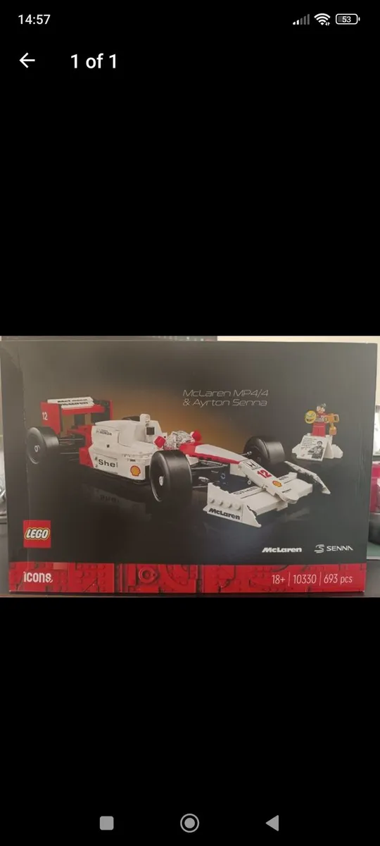 LEGO Icons 10330 McLaren MP4/4 & Ayrton Senna F1