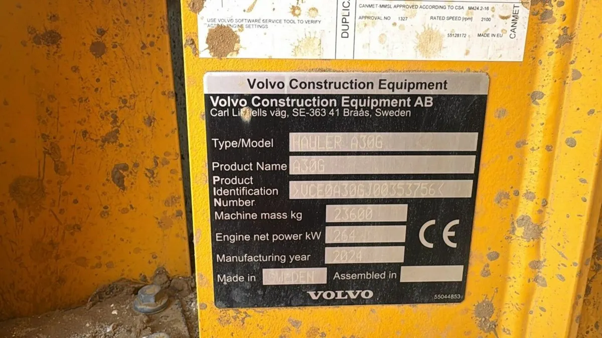 VOLVO A30G ARTICULATED DUMP TRUCK - Image 4