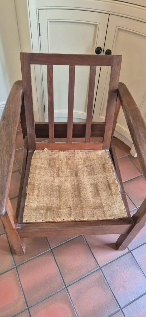 Timber frame mid-century armchair - Image 2