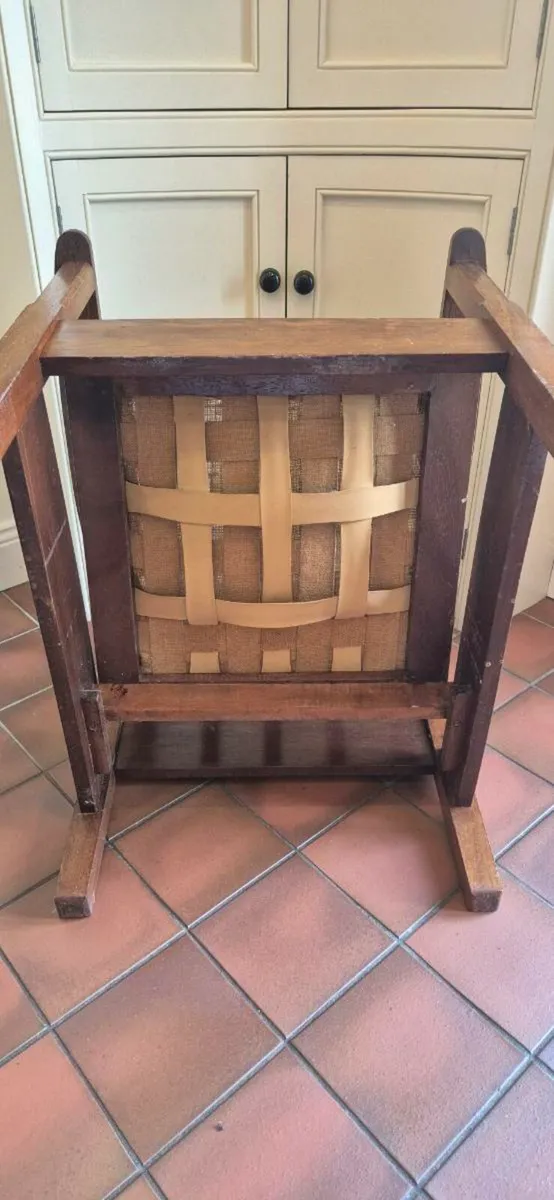 Timber frame mid-century armchair - Image 3