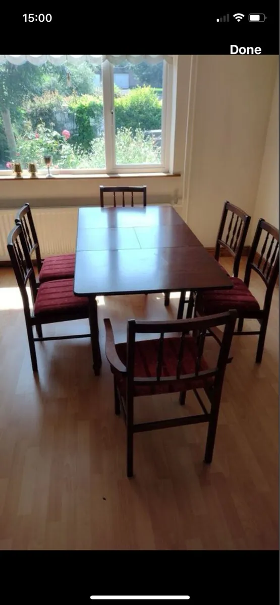 Dining Table and Chairs - Image 1