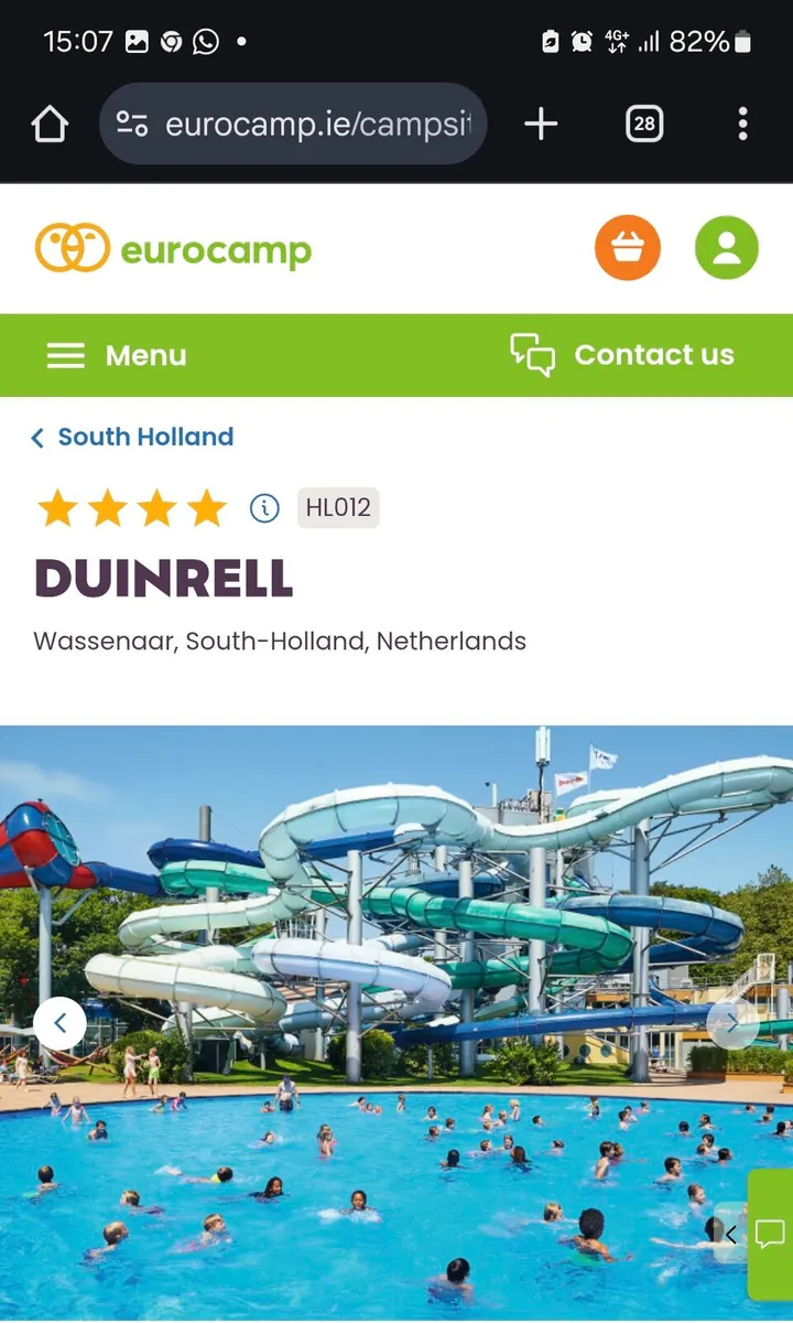 EuroCamp - Duinrell - Netherlands - 5 Nights - Image 1