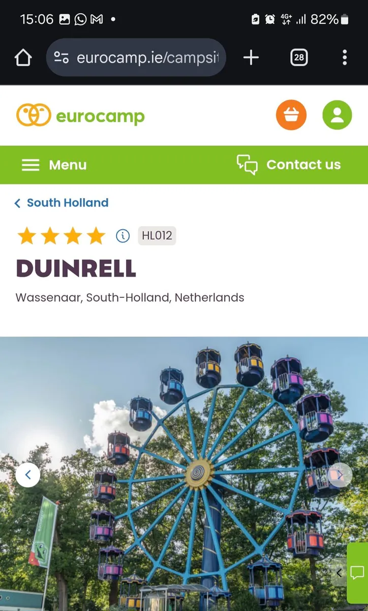 EuroCamp - Duinrell - Netherlands - 5 Nights - Image 2