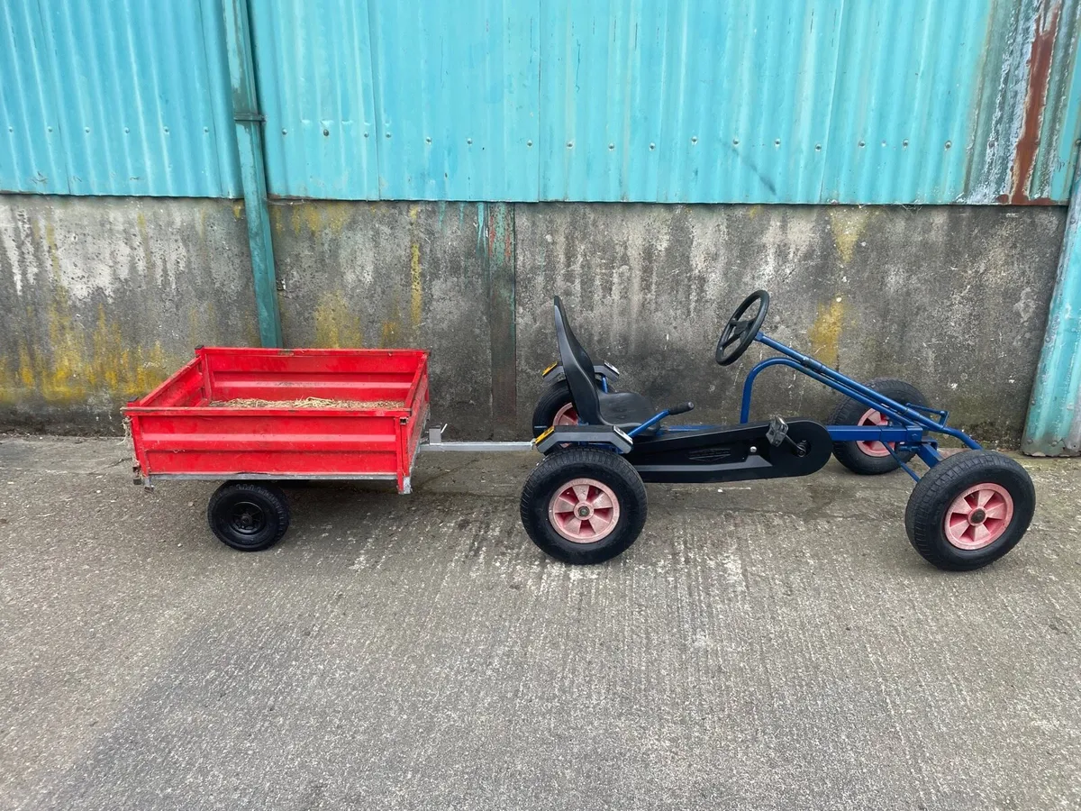 Large grant go kart and grant tipping trailer - Image 2