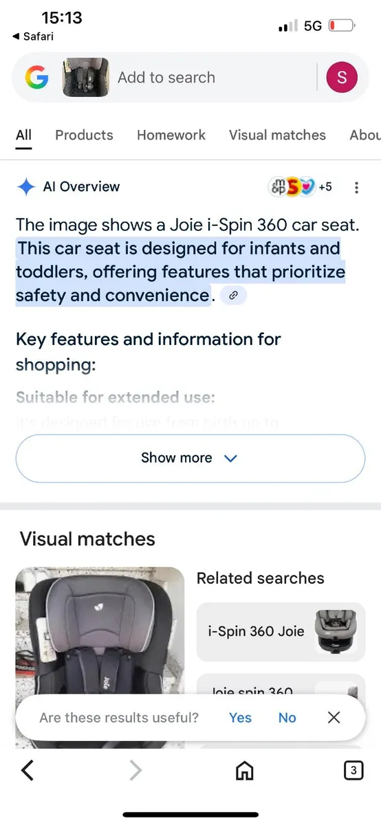 Children’s Car seat - Image 2